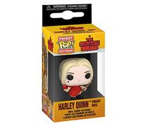 Funko Pop! Keychain: TSS - Harley Quinn - (Damaged Dress) - Suicide Squad 2 - Minifigura de Vinilo Coleccionable Llavero Original - Relleno de Calcetines - Idea de Regalo- Mercancia Oficial