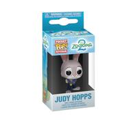 Funko Pop! Keychain: Zootopia 2 - Judy Hopps - Minifigura de Vinilo Coleccionable Llavero Original - Relleno de Calcetines - Mercancia Oficial - Cartoon/Animation Fans - Minifigura