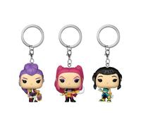 Funko Pop! Keychains: Netflix - KPOP Demon Hunters - Rumi, Mira & Zoey 3 Pack- Minifigura de Vinilo Coleccionable Llavero Original - Relleno de Calcetines - Idea de Regalo - Mercancia Oficial