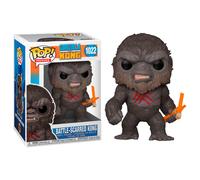 Funko POP! Movies: Godzilla Vs Battle Worn King Kong BattleWornKing Kong Collectible Toy - Godzilla Vs Kong - Figuras Miniaturas Coleccionables Para Exhibición - Idea De Regalo - Mercancía Oficial