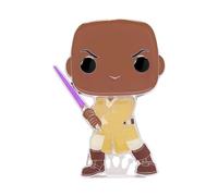 Funko Pop! Large Enamel Pin Star Wars: Mace Windu Pins de Esmalte- Broche Coleccionable - para Mochilas Y Bolsos - Idea de Regalo- Mercancia Oficial - Movies Fans