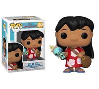Funko Pop Lilo con Scrump Doll + protector: Lilo & Stitch Movie Pop! Figura de vinilo de Disney (juego de regalo incluido con caja protectora de la marca ToyBop caja protectora de coleccionista)