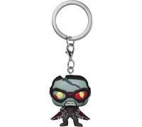 Funko Pop Llavero Marvel Qué Si? - Zombie Falcon Figura Vinilo