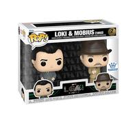 Funko Pop! Loki & Mobius (1893) 2-Pack - Figura de Vinilo, Verde y Azul, Fantasía, Cumpleaños, Exclusivo