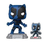 Funko Pop! Marvel: A60- Comic Black Panther With Enamel Pin - Marvel Comics - Cómics Marvel - Exclusiva Amazon - Figura de Vinilo Coleccionable - Idea de Regalo- Mercancia Oficial - Comic Books Fans