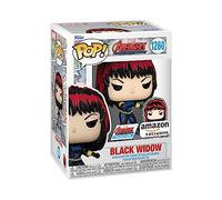 Funko Pop! Marvel: A60- Comic Black Widow with Enamel Pin - Marvel Comics - Cómics Marvel - Exclusiva Amazon - Figura de Vinilo Coleccionable - Idea de Regalo- Mercancia Oficial - Comic Books Fans