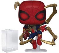 Funko POP Marvel: Avengers Endgame - Araña de hierro con nano guantelete Pop! Figura de vinilo (incluye funda protectora compatible con caja pop), multicolor, 3.75 pulgadas