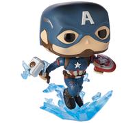 Funko Pop! Marvel: Avengers Endgame - Captain America with Broken Shield & Mjolnir - Figura de Vinilo Coleccionable - Idea de Regalo- Mercancia Oficial - Juguetes para Niños y Adultos
