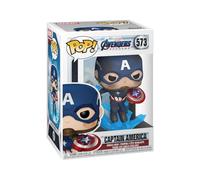 Funko Pop! Marvel: Avengers Endgame - Captain America with Broken Shield & Mjolnir - Figura de Vinilo Coleccionable - Idea de Regalo- Mercancia Oficial - Juguetes para Niños y Adultos