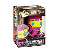 Funko POP! Marvel: Black Light - Iron Man - Marvel Comics - Figuras Miniaturas Coleccionables Para Exhibición - Idea De Regalo - Mercancía Oficial - Juguetes Para Niños Y Adultos - Fans De Comic Books