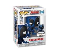 Funko Figura Pop Comic Black Panther – 60.º Aniversario Avengers – con pin esmaltado – Exclusiva Amazon