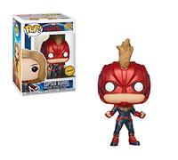 Funko Pop! Marvel: Captain Marvel - Captain Marvel Masked Chase Bobblehead