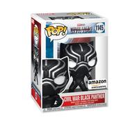 Funko Pop! Marvel: Civil War Construye una Escena - Black Panther 3rd - Captain America 3 - Exclusiva Amazon - Figura de Vinilo Coleccionable - Idea de Regalo- Mercancia Oficial - Movies Fans