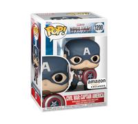 Funko Pop! Marvel:Civil War Construye una Escena - Captain America 3 - Exclusiva Amazon - Figura de Vinilo Coleccionable - Mercancia Oficial - Movies Fans, multicolor