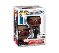 Funko pop! marvel: civil war construye una escena - falcon - captain a