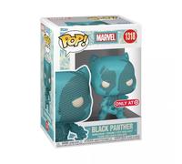 Funko Pop! Marvel: D100 - Figura Coleccionable de Vinilo RR Black Panther (Exc) - Idea de Regalo - Mercancía Oficial - Juguetes para niños y Adultos - Figura Modelo para coleccionistas y exhibición