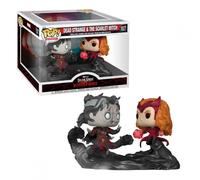 Funko Pop Marvel Doctor Strange Multiverso de la Locura Dr Strange Necromance vs Bruja Escarlata
