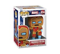 Funko Pop! Marvel: Gingerbread Iron Man | Merchandising Oficial - Figura de Vinilo Coleccionable para Decoración - Regalo Friki de Cumpleaños
