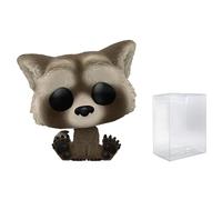 Funko Pop! Baby Rocket Flocked #1208 Guardi n de la Galaxia Volumen 3 figura de vinilo con protector suave