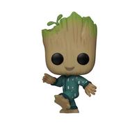 Funko Pop! Marvel: Guardians of The Galaxy - Groot in PJs (Dancing) | Merchandising Oficial de Superheroes - Figura de Vinilo Coleccionable para Decoración - Regalo Friki de Cumpleaños