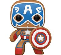 Funko Pop Marvel: Holiday - Captain America - Marvel Comics - Cómics Marvel - F