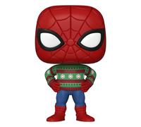 Funko pop! marvel: holiday - spider-man - (swtr) - figuras miniaturas