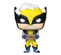 Funko pop! marvel: holiday - wolverine with sign - figura de vinilo co