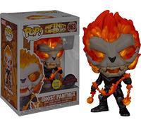 Funko Pop Marvel Infinity warps Ghost Panther edicion Especial Brillo en la Oscuridad Glow in The Dark 52085