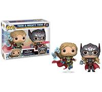 Funko POP! Marvel: Thor Love & Thunder - 2 Paquete - Thor & Mighty Thor - Thor: Love And Thunder - Figuras Miniaturas Coleccionables Para Exhibición - Idea De Regalo - Mercancía Oficial