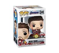 Funko Pop! Marvel: Marvel Avengers Endgame - I Am Iron Man - Metálico - Brilla en la Oscuridad - Figura de Vinilo Coleccionable - Idea de Regalo- Mercancia Oficial - Movies Fans