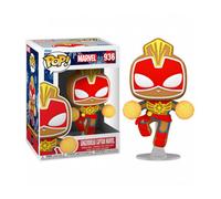 Funko Pop! Holiday - Captain Marvel - Marvel Comics - Cómics Marvel - Figura de Vinilo Coleccionable - Idea de Regalo- Mercancia Oficial - Juguetes para Niños y Adultos - Comic Books Fans