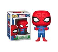 Figurine Funko Pop Bobble Holiday Spider Man With Ugly Sweater