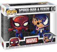 Funko Pop! Marvel: Spider-man & Venom (Edición especial Deco inspirada en el cómic D23), paquete de 2