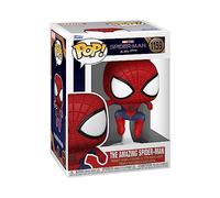 Funko POP! Marvel: Spiderman No Way Home 2021 - Spider-Man - Leaping SM3 - Figuras Miniaturas Coleccionables Para Exhibición - Idea De Regalo - Mercancía Oficial - Juguetes Para Niños Y Adultos