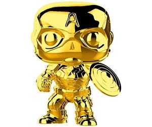 Funko Pop! Marvel Studios 10: Capitán America (Cromo)