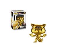 Funko Pop! Marvel Studios 10th Anniversary #420 Guardians of The Galaxy Rocket Raccoon Gold Chrome Exclusive Figure