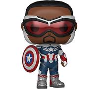 Funko Pop! Marvel: The Falcon & Winter Soldier - Captain Falcon America - The Falcon and The Winter Soldier - Figura de Vinilo Coleccionable - Idea de Regalo- Mercancia Oficial - TV Fans