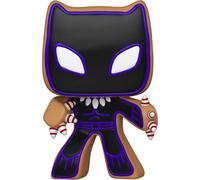 Funko Pop Marvel: Vacaciones Pan de Jengibre Negro Panther Figura Vinilo