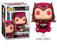 Funko Pop Bruja Escarlata (Libro Darkhold) GLOW WandaVision Marvel