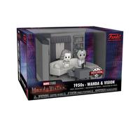 Funko pop marvel wandavision mini moments wanda & vision blanco y negro