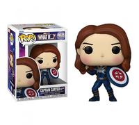 Funko Pop! Marvel - What If - Captain Carter - Marvel What If - Figura de Vinilo Coleccionable - Idea de Regalo- Mercancia Oficial - Juguetes para Niños y Adultos - TV Fans