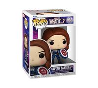 Funko Pop! Marvel - What If - Captain Carter - Marvel What If - Figura de Vinilo Coleccionable - Idea de Regalo- Mercancia Oficial - Juguetes para Niños y Adultos - TV Fans