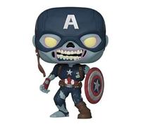 Funko Pop Marvel - What If - Zombie Captain America - Marvel (Importación USA)