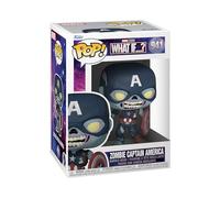 Funko Pop! Marvel - What If - Zombie Captain America - Marvel What If - Figura de Vinilo Coleccionable - Idea de Regalo- Mercancia Oficial - Juguetes para Niños y Adultos - TV Fans