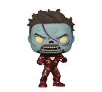 Funko Pop! Marvel - What If - Zombie Iron Man - Brilla en la Oscuridad - Marvel What If - Figura de Vinilo Coleccionable - Idea de Regalo- Mercancia Oficial - Juguetes para Niños y Adultos - TV Fans