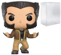 Funko Pop! Marvel: X-Men Logan Wolverine Vinyl Figure (Bundled with Pop BOX PROTECTOR CASE)