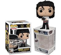 Funko Pop Michael Jackson + Protector: Pop! Rocks (incluye estuche protector de caja ToyBop para coleccionista) (Dirty Diana)