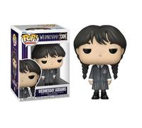 FUNKO POP! MIÉRCOLES ADDAMS, 67457, Nº1309, TIENDA CON LICENCIA OFICIAL, ENVIO EN 24-48 HORAS EN PENÍNSULA, FIGURA, CABEZÓN, MUÑECO, JUGUETES, SERIE, NETFLIX, COMEDIA, TERROR