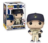 Funko POP! MLB: Brewers-Christian Yelich Collectible Toy - Figuras Miniaturas Coleccionables Para Exhibición - Idea De Regalo - Mercancía Oficial - Juguetes Para Niños Y Adultos - Fans De Sports