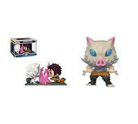 Funko Pop Moment: Demon Slayer - Tanjiro Kamado Vs. Rui - Guardianes de la Noch